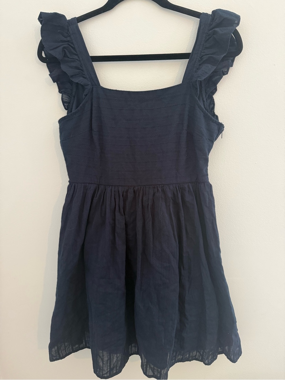 Babydoll mi ami Navy Ruffle Strap Dress with Bows PollyPocketCore